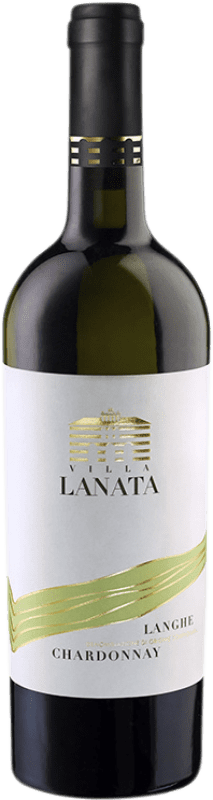 Free Shipping | White wine Villa Lanata D.O.C. Langhe Piemonte Italy Chardonnay 75 cl