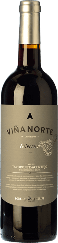 Free Shipping | Red wine Insulares Tenerife Viña Norte Selección D.O. Tacoronte-Acentejo Canary Islands Spain Listán Black, Negramoll 75 cl