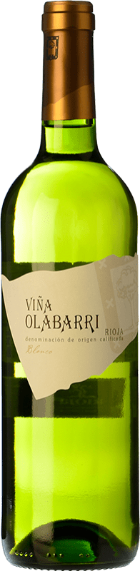 Envío gratis | Vino Blanco Olabarri D.O.Ca. Rioja La Rioja España Garnacha, Viura, Malvasía 75 cl