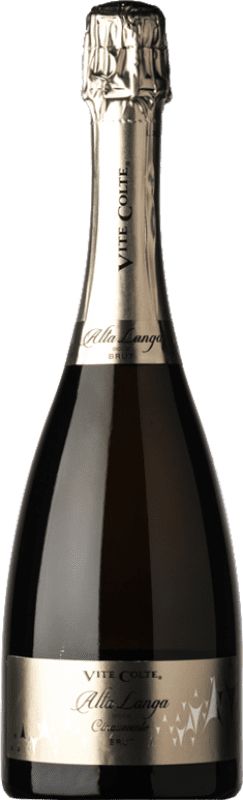 21,95 € | Белое игристое Vite Colte Cinquecento брют D.O.C. Alta Langa Пьемонте Италия Pinot Black, Chardonnay 75 cl