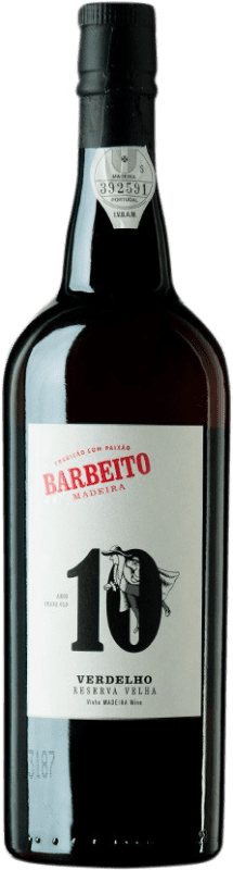 Free Shipping | Fortified wine Barbeito Velha Reserve I.G. Madeira Madeira Portugal Verdello 10 Years 75 cl