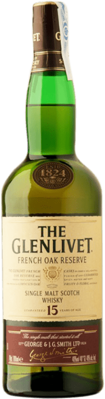 92,95 € 送料無料 | ウイスキーシングルモルト Glenlivet 15 年