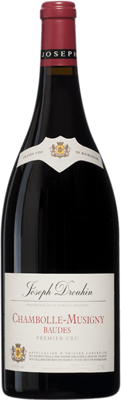 Kostenloser Versand | Rotwein Joseph Drouhin Premier Cru Baudes A.O.C. Chambolle-Musigny Burgund Frankreich Spätburgunder Magnum-Flasche 1,5 L