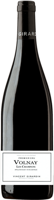 Free Shipping | Red wine Vincent Girardin Premier Cru Champans A.O.C. Volnay Burgundy France Pinot Black 75 cl