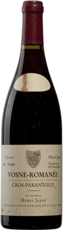 Free Shipping | Red wine Henri Jayer Premier Cru Cros Parantoux 1998 A.O.C. Vosne-Romanée Burgundy France Pinot Black 75 cl