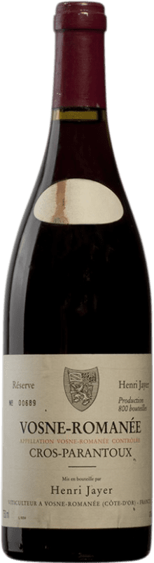 Spedizione Gratuita | Vino Rosso Henri Jayer Cros Parantoux 1er Premier Cru 1998 A.O.C. Vosne-Romanée Borgogna Francia Pinot Nero 75 cl