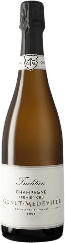 69,95 € 免费送货 | 白起泡酒 Gonet-Médeville Premier Cru Cuvée Tradition A.O.C. Champagne