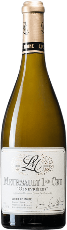 Envoi gratuit | Vin Blanc Lucien Le Moine Genevrières 1er Premier Cru A.O.C. Meursault Bourgogne France Chardonnay 75 cl