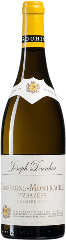 Spedizione Gratuita | Vino Bianco Joseph Drouhin Les Embazées 1er Premier Cru A.O.C. Chassagne-Montrachet Borgogna Francia Chardonnay 75 cl