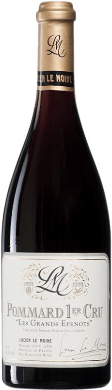 Free Shipping | Red wine Lucien Le Moine Premier Cru Les Grands Epenots A.O.C. Pommard Burgundy France Pinot Black 75 cl