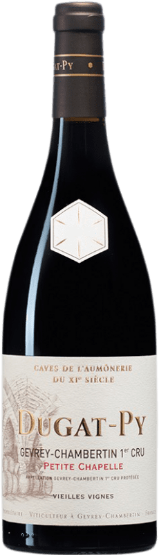 Envoi gratuit | Vin Rouge Dugat-Py Petit Chapelle 1er Premier Cru, VV Vieilles Vignes A.O.C. Gevrey-Chambertin Bourgogne France 75 cl