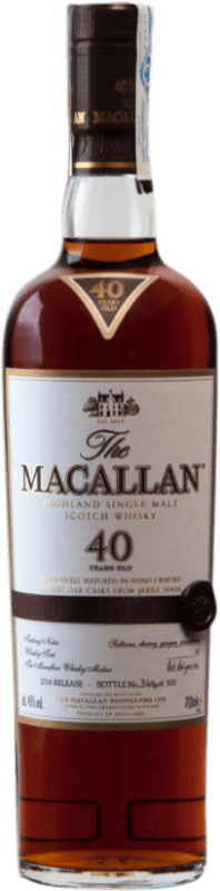 15 289,95 € | Whisky Single Malt Macallan Speyside Royaume-Uni 40 Ans 70 cl