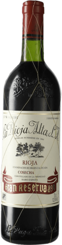 152,95 € Бесплатная доставка | Красное вино Rioja Alta 890 Selección Especial Гранд Резерв 1985 D.O.Ca. Rioja