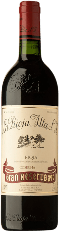 145,95 € Free Shipping | Red Wine Rioja Alta 890 Grand Reserve — Long Barrel-Aged 1989 D.O.Ca. Rioja