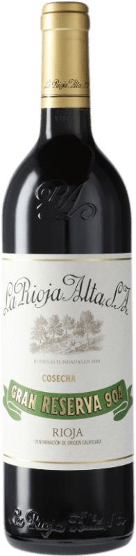 47,95 € | Red wine Rioja Alta 904 Gran Reserva D.O.Ca. Rioja Spain Tempranillo Bottle 75 cl