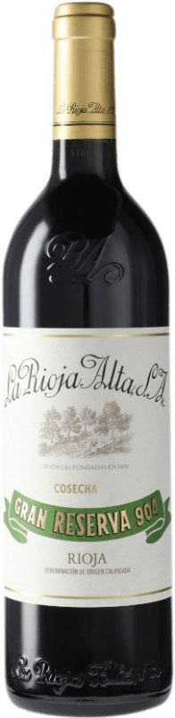 47,95 € | Red wine Rioja Alta 904 Grand Reserve D.O.Ca. Rioja Spain Tempranillo Bottle 75 cl