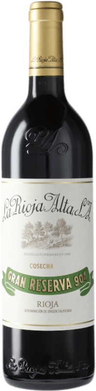 Бесплатная доставка | Красное вино Rioja Alta 904 Гранд Резерв D.O.Ca. Rioja Испания Tempranillo 75 cl