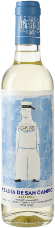 5,95 € Free Shipping | White wine Terras Gauda Abadía de San Campio D.O. Rías Baixas Half Bottle 37 cl