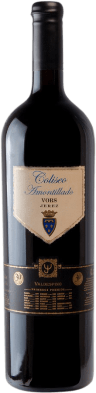 2 083,95 € 免费送货 | 强化酒 Valdespino Amontillado Coliseo V.O.R.S. Very Old Rare Sherry D.O. Jerez-Xérès-Sherry 瓶子 Jéroboam-双Magnum 3 L
