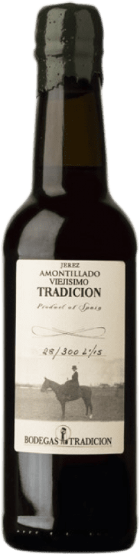 Free Shipping | Fortified wine Tradición Amontillado Viejísimo D.O. Jerez-Xérès-Sherry Andalusia Spain Palomino Fino Half Bottle 37 cl