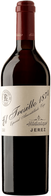 Kostenloser Versand | Likörwein Emilio Hidalgo Amontillado Viejo El Tresillo 1874 D.O. Jerez-Xérès-Sherry Andalusien Spanien Palomino Fino 75 cl