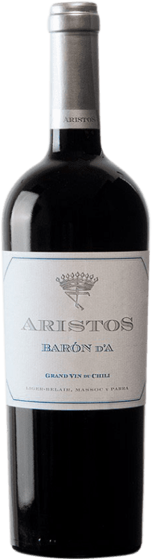 Free Shipping | Red wine Aristos Baron I.G. Valle del Cachapoal Chile Merlot, Syrah, Cabernet Sauvignon 75 cl
