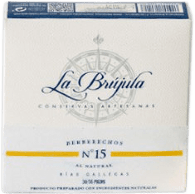 Meeresfrüchtekonserven La Brújula Berberechos al Natural 30/35 Stücke