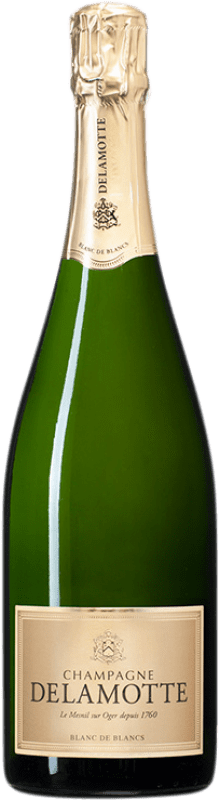 Free Shipping | White sparkling Delamotte Blanc de Blancs A.O.C. Champagne Champagne France Chardonnay Magnum Bottle 1,5 L