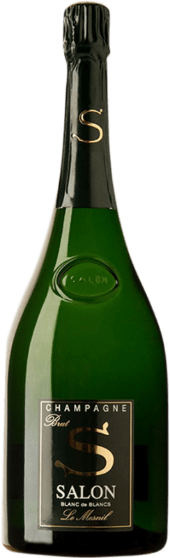 Бесплатная доставка | Белое игристое Salon Blanc de Blancs A.O.C. Champagne шампанское Франция Chardonnay бутылка Магнум 1,5 L