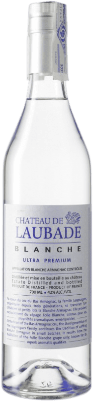 Kostenloser Versand | Armagnac Château de Laubade Ultra Blanco — Weißer, Premium I.G.P. Bas Armagnac Frankreich 70 cl