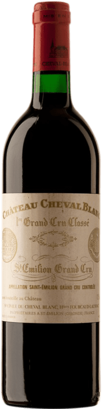 539,95 € | Vino rosso Château Cheval Blanc 1986 A.O.C. Saint-Émilion bordò Francia Merlot, Cabernet Franc 75 cl