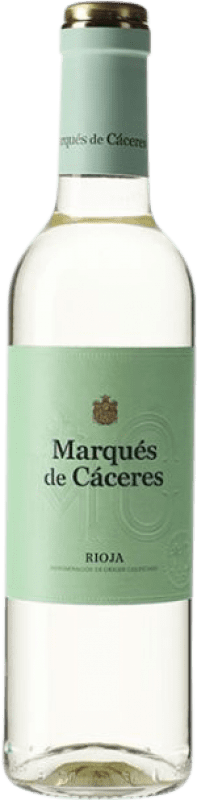 7,95 € Бесплатная доставка | Белое вино Marqués de Cáceres Blanc D.O.Ca. Rioja Половина бутылки 37 cl