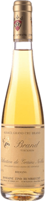 Kostenloser Versand | Weißwein Zind Humbrecht Brand SGN Sélection de Grains Nobles A.O.C. Alsace Elsass Frankreich Riesling Eco — Biologisch Halbflasche 37 cl