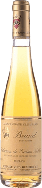 Kostenloser Versand | Weißwein Zind Humbrecht Brand SGN Sélection de Grains Nobles A.O.C. Alsace Elsass Frankreich Riesling Eco — Biologisch Halbflasche 37 cl