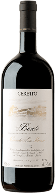 1 733,95 € | Красное вино Ceretto Bricco Rocche Cannubis D.O.C.G. Barolo Пьемонте Италия Nebbiolo бутылка Магнум 1,5 L