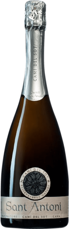 18,95 € | Blanc mousseux Castell Sant Antoni Camí del Sot Brut Nature Réserve D.O. Cava Espagne Macabeo, Xarel·lo, Parellada 75 cl