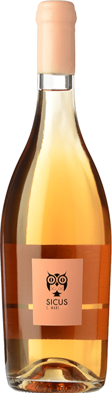 16,95 € | Rosé wine Sicus Cartoixa Marí Rosat Àmfora D.O. Penedès Catalonia Spain Xarel·lo Vermell Bottle 75 cl