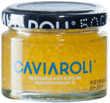 11,95 € Kostenloser Versand | Olivenöl Caviaroli Encapsulado E-NOL Extra Nativ Avellana — Haselnuss, Caviar — Kaviar