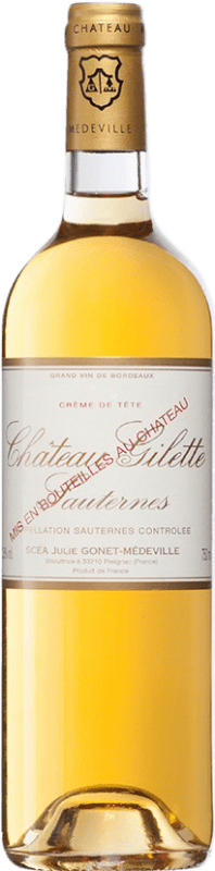 Бесплатная доставка | Белое вино Gonet-Médeville Château Gilette Crême de Tête 1997 A.O.C. Bordeaux Бордо Франция Sémillon — Семийон, Sauvignon — Совиньон 75 cl
