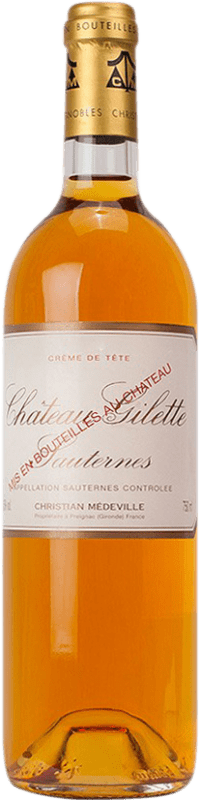 Envío gratis | Vino blanco Gonet-Médeville Château Gilette Crême de Tête 1970 A.O.C. Sauternes Burdeos Francia Sauvignon Blanca, Sémillon 75 cl