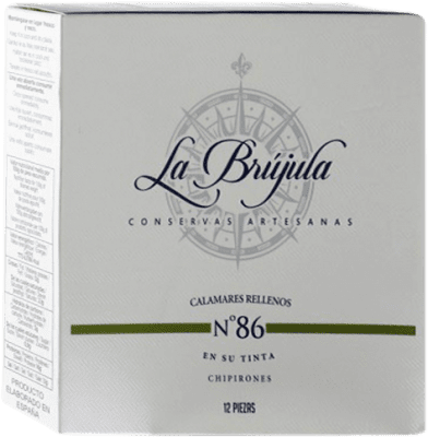 13,95 € | Conserve di Frutti di Mare La Brújula Chipirones en su Tinta Spagna 12 Pezzi