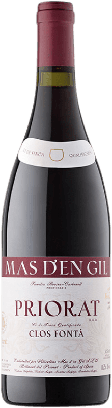 56,95 € | Red wine Mas d'en Gil Clos Fontà D.O.Ca. Priorat Catalonia Spain Grenache, Cabernet Sauvignon, Carignan, Grenache Hairy Bottle 75 cl