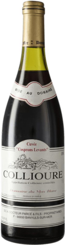 Kostenloser Versand | Rotwein Mas Blanc Colliure Cosprons Levants 1993 A.O.C. Côtes du Roussillon Languedoc-Roussillon Frankreich Grenache 75 cl