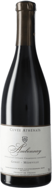 Бесплатная доставка | Красное вино Gonet-Médeville Coteaux Champenois Cuvée Athénaïs Франция Pinot Black 75 cl