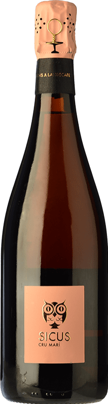 Free Shipping | Rosé sparkling Sicus Cru Marí Vermell D.O. Penedès Catalonia Spain Xarel·lo Vermell Organic 75 cl