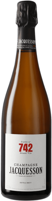 Бесплатная доставка | Белое игристое Jacquesson Cuvée 742 A.O.C. Champagne шампанское Франция Pinot Black, Chardonnay, Pinot Meunier 75 cl