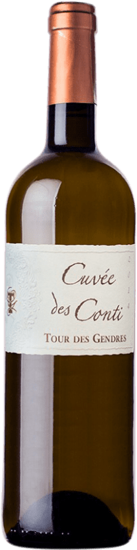 Free Shipping | White wine Château Tour des Gendres Cuvée des Conti Blanc A.O.C. Bergerac France Sauvignon White, Sémillon, Muscadelle Organic 75 cl