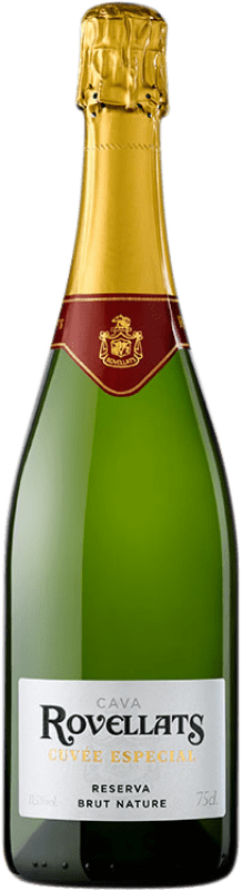 12,95 € | White sparkling Rovellats Cuvée Especial Brut Nature Reserva D.O. Cava Spain Bottle 75 cl