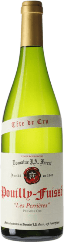 Free Shipping | White wine J.A. Ferret Cuvée Tête de Cru Les Perrières A.O.C. Pouilly-Fuissé Burgundy France Chardonnay 75 cl