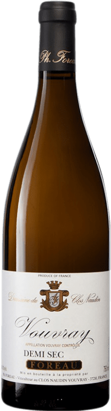 31,95 € Kostenloser Versand | Weißwein Clos Naudin Semiseco — Halbtrocken A.O.C. Vouvray